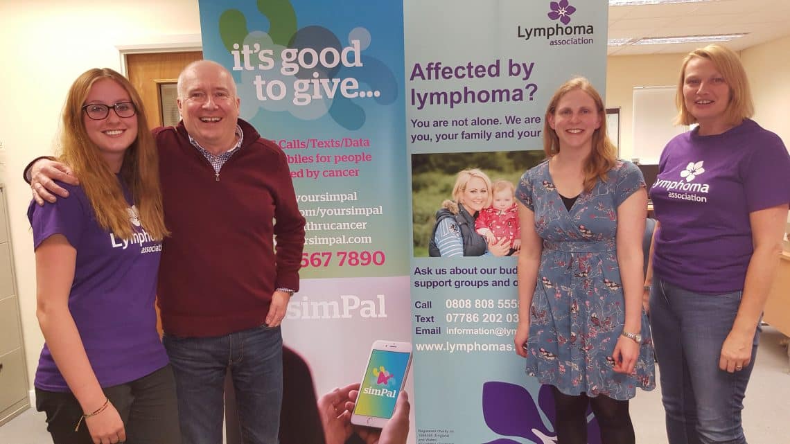 Chris introducing our SimPal service to the Lymphoma Association in Worcester