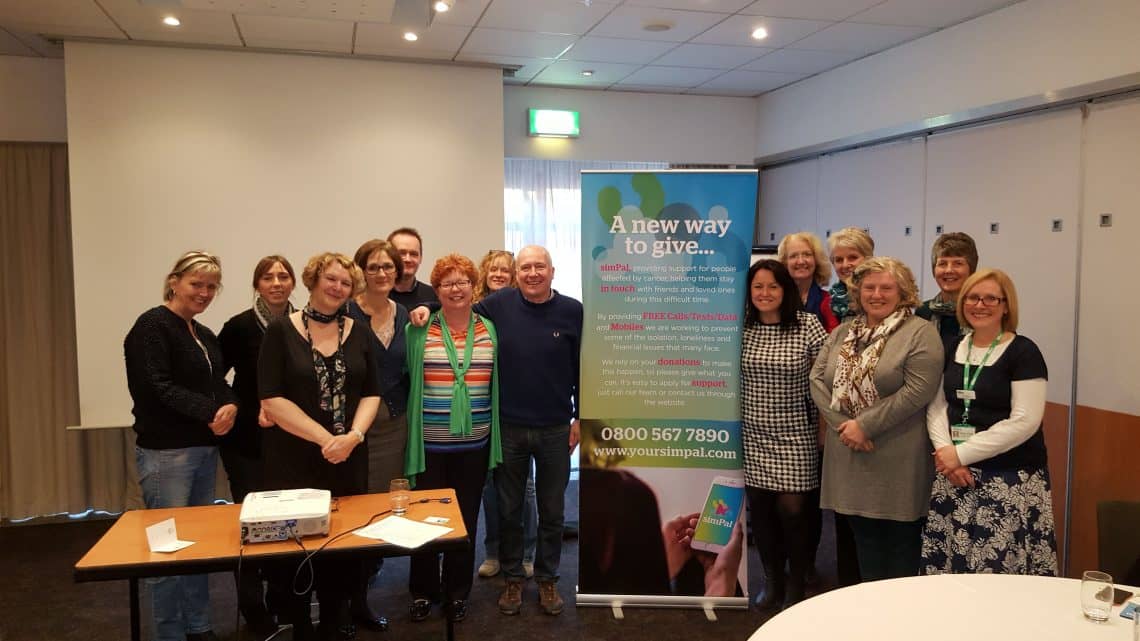 Sharing the message of SimPal with the Macmillan Information Managers in Manchester Nov 2016