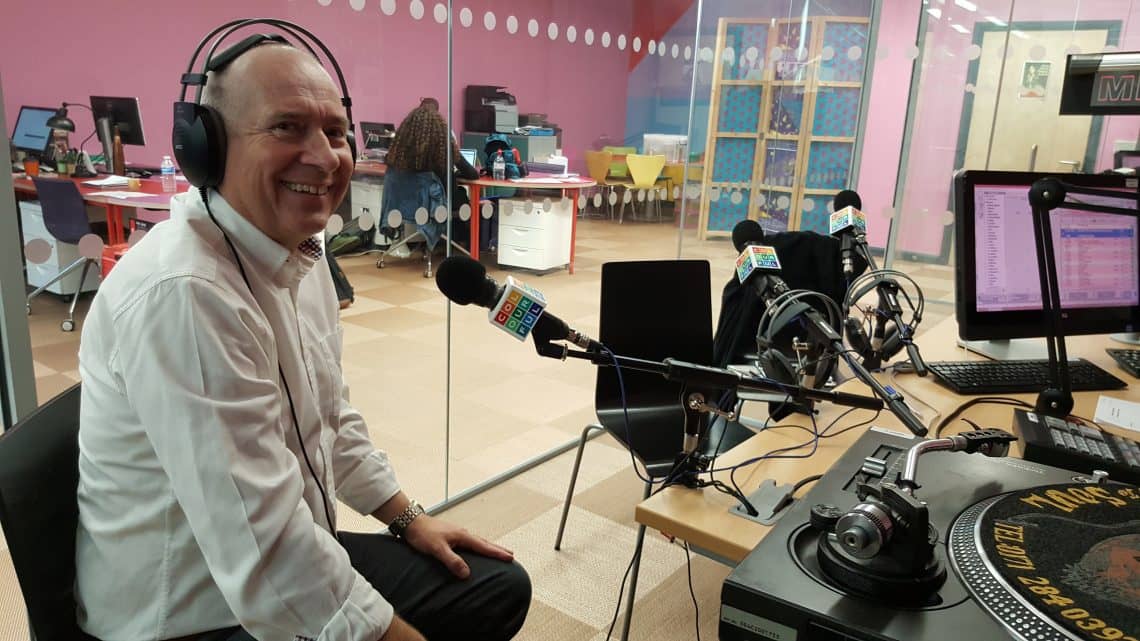 Chris as guest speaker on Colourful Radio 2017