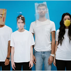 People wearing different face protection for covid 