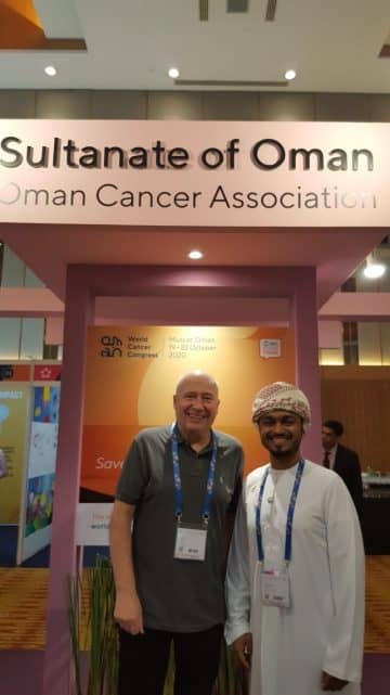 Talking about cancer care in Oman. #2018WCC in Kuala Lumpur