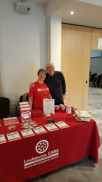 At the joint blood cancer conference in Birmingham with Leukaemia Care and The Lymphoma Association March 2017