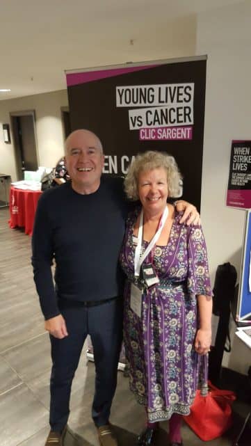 Lovely to meet up with one of our partners at EBMT nursing group in Manchester