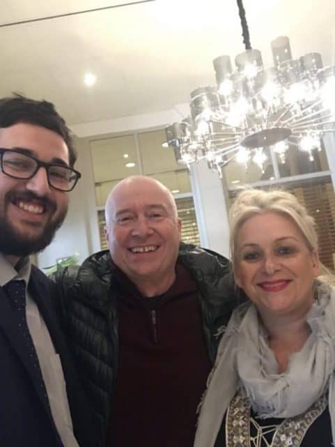 With Steven and Blair in Croydon 2018. Team simPal!