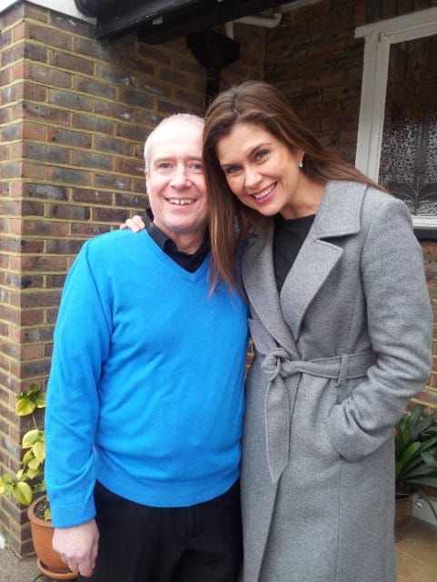 Chris and Amanda Lamb whilst filming You Deserve This House 2012