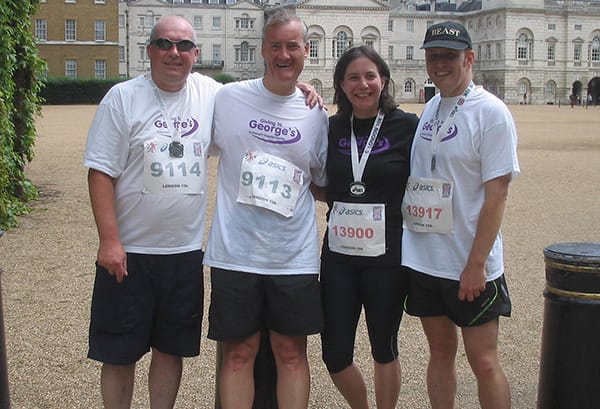 London 10k fundraising for St Georges hospital