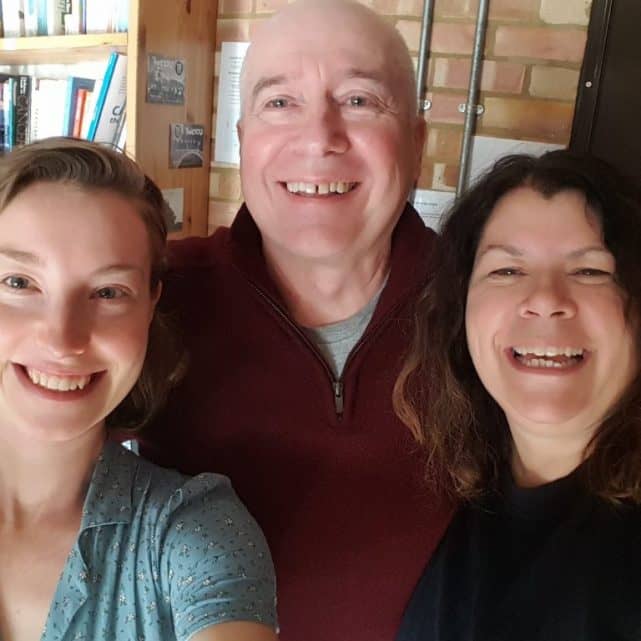 With Sue and Edana from Yes To Life charity in London, November 2018
