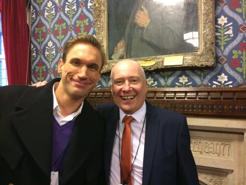 Chris with Dr Christian at House of Commons Feb 2017