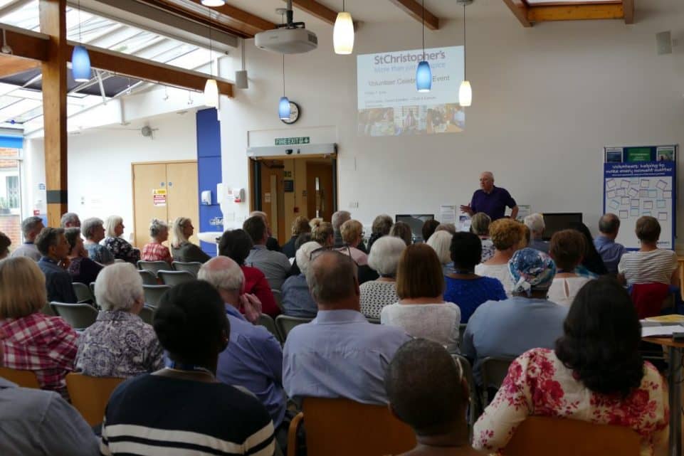 My volunteers week presentation at St Christophers hospice June 2018