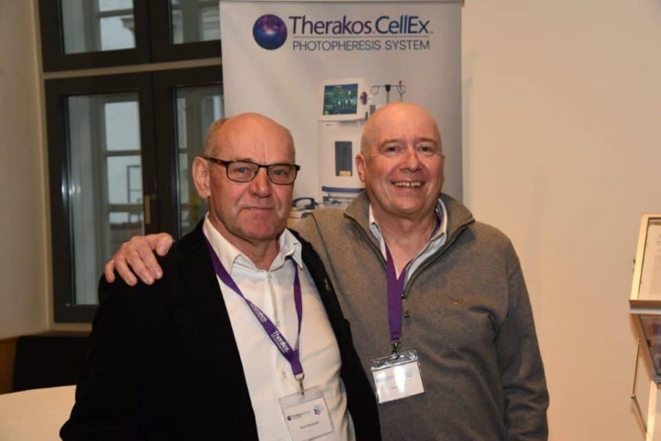 Chris with another incredible speaker at the Therakos conference in Vienna